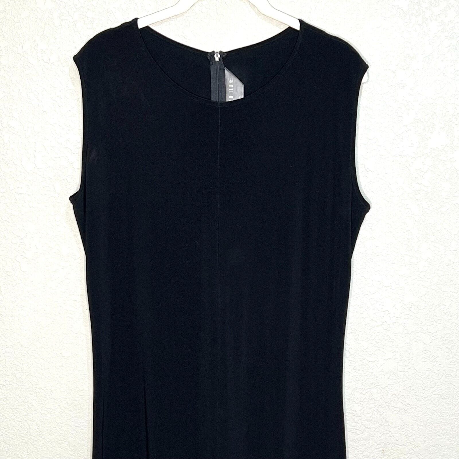 Norma Kamali KamaliKulture Black Sleeveless Jumpsuit Size Large