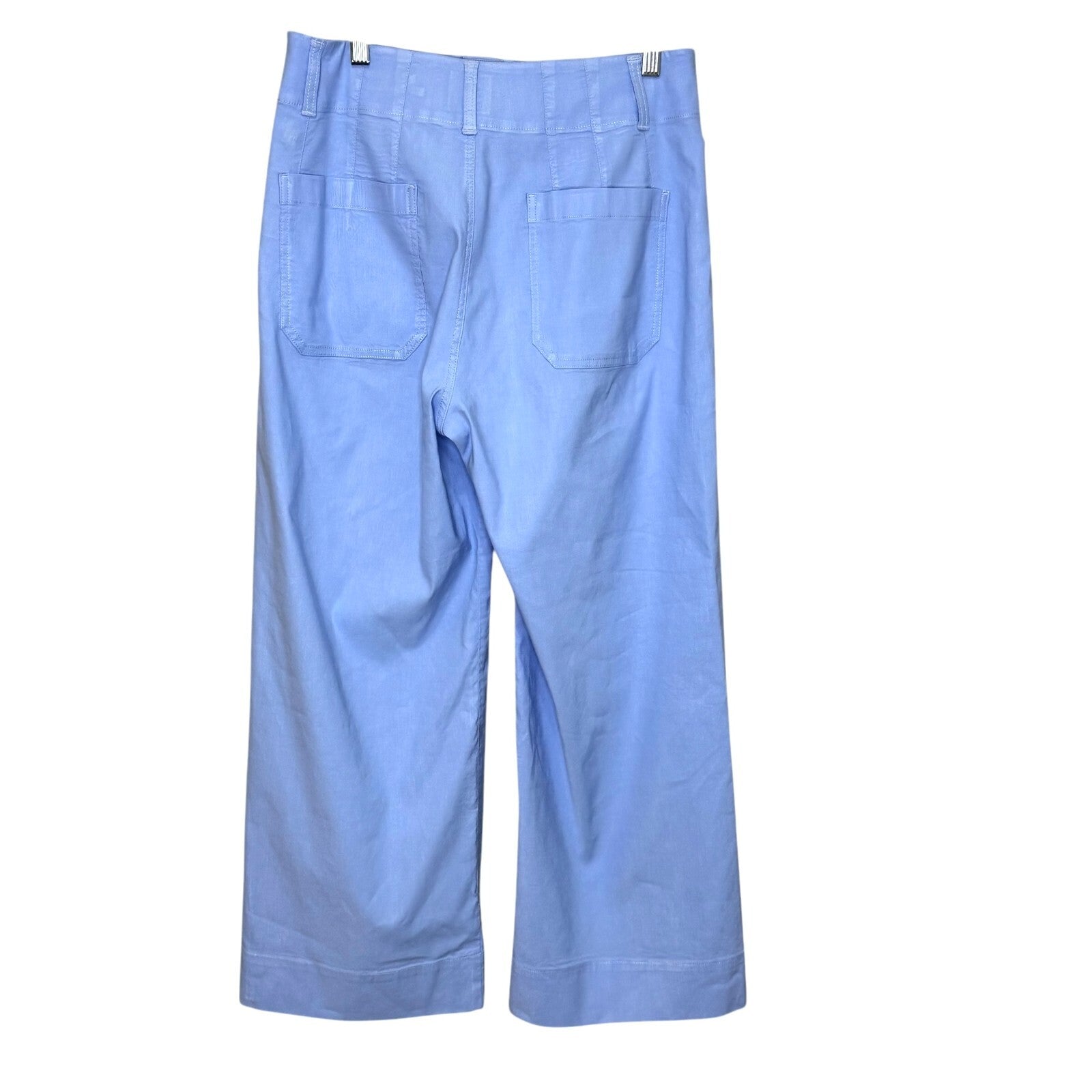 Anthropologie Colette Pants Size 29 Sky Blue Wide Leg Cropped Ankle