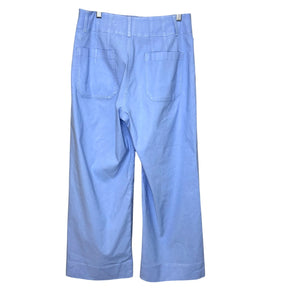 Anthropologie Colette Pants Size 29 Sky Blue Wide Leg Cropped Ankle