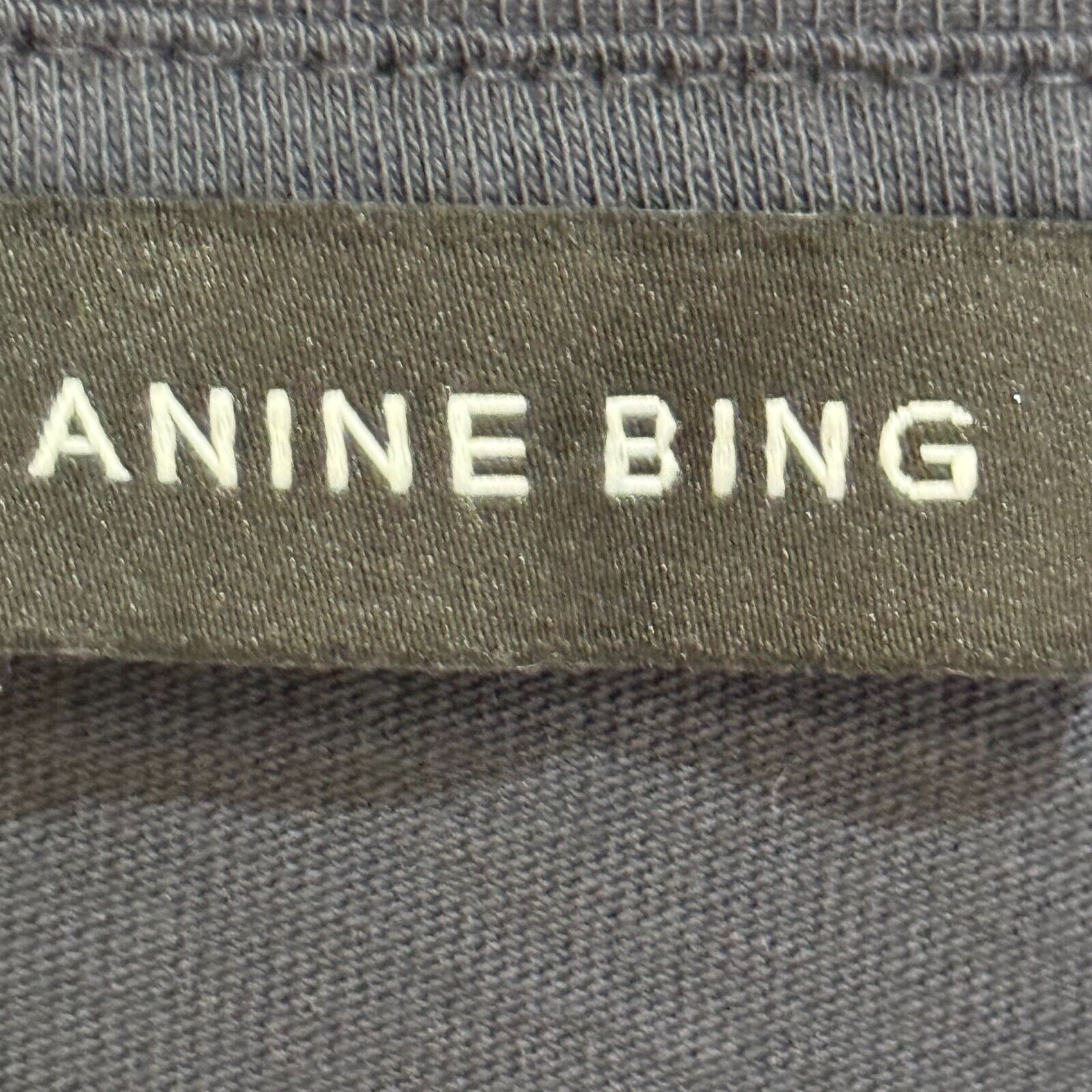 Anine Bing Navy Blue Lili Paris Tee Size Small