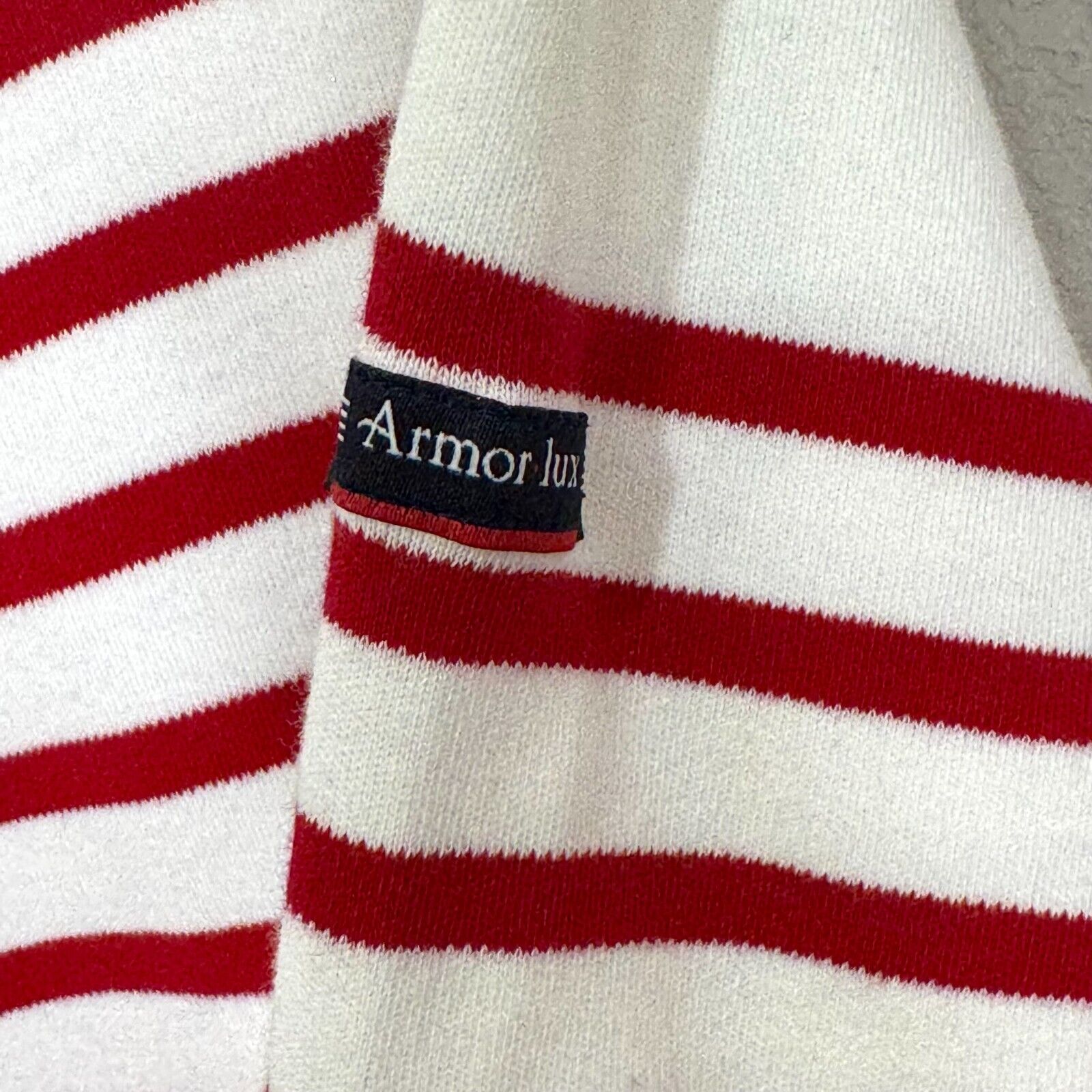 Amour-Lux Brenton Stripes Shirt Size Small (1) NEW Red White