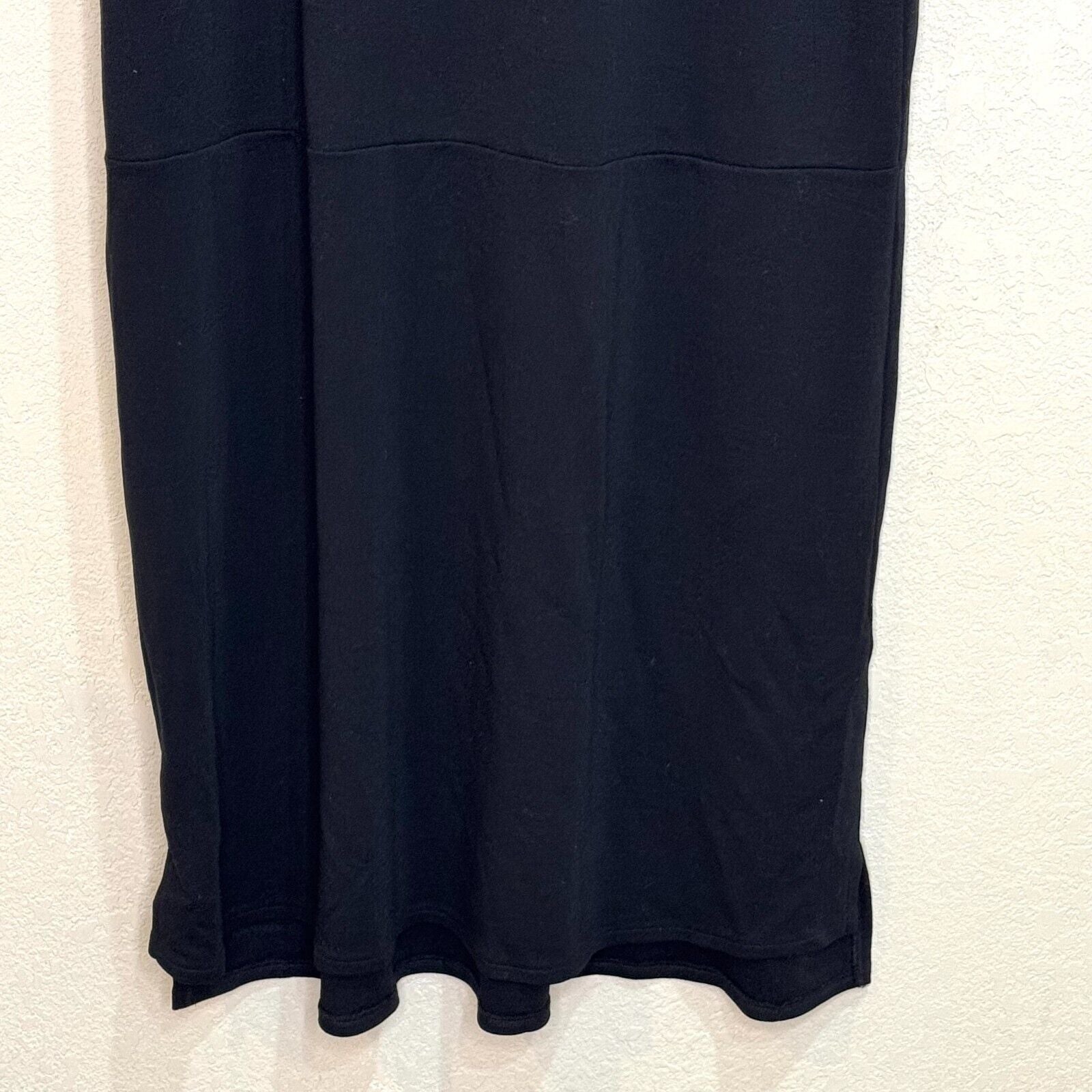 Eileen Fisher System Black Short Sleeve Dress Size Large