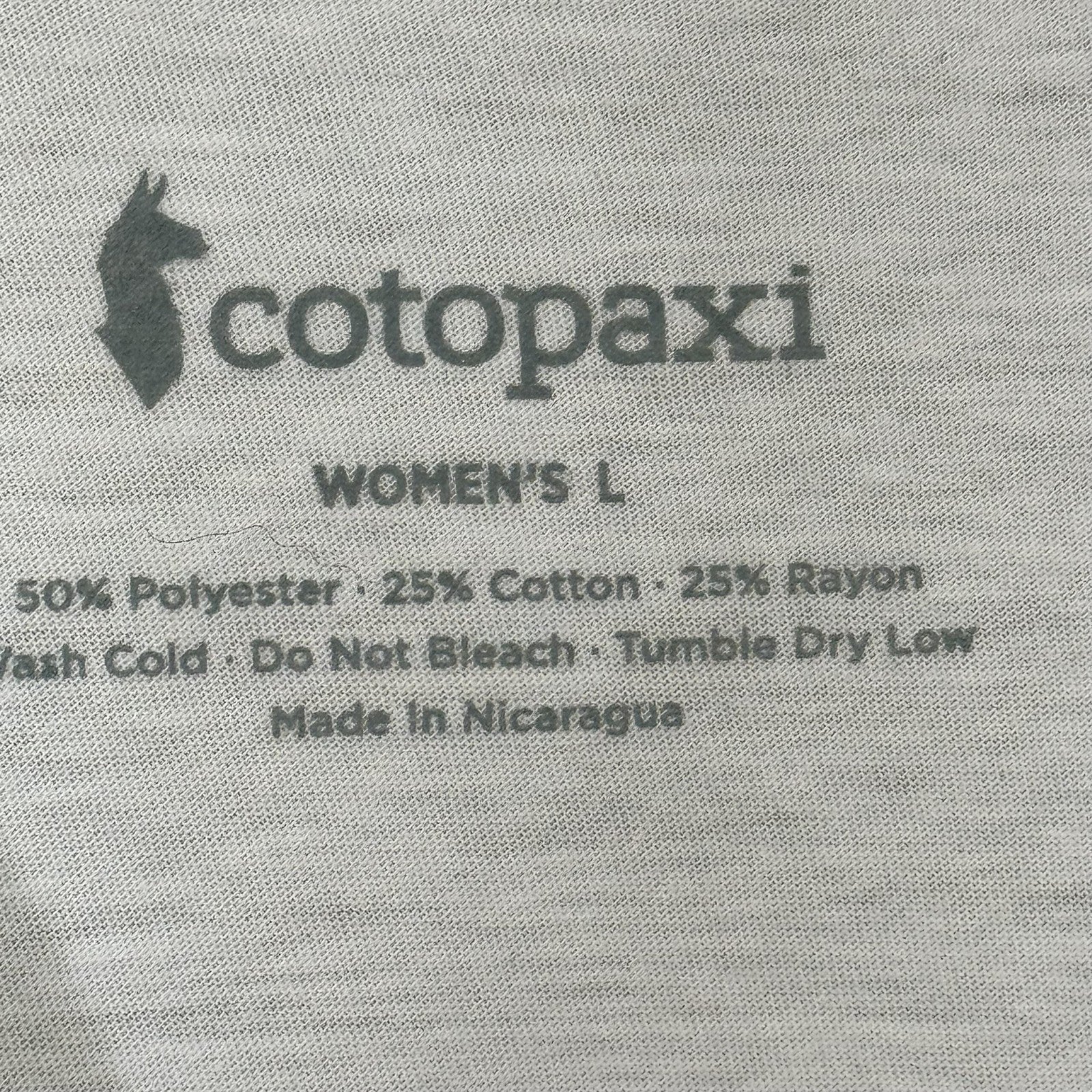 Cotopaxi Shirt Womens Large White Happy Camper Graphic Outdoor Camping Tee