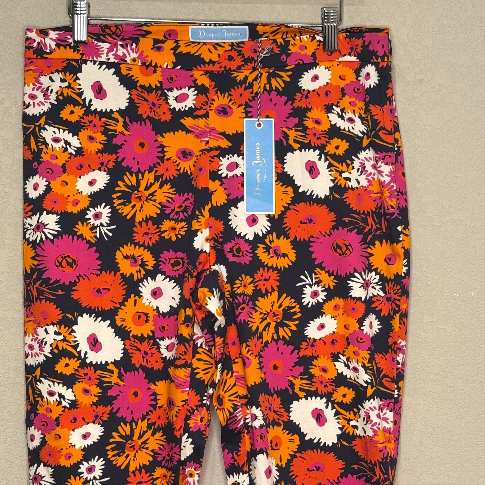 Draper James Pants Size 10 Pink Floral Darlin Daisy Knoxville NEW $165