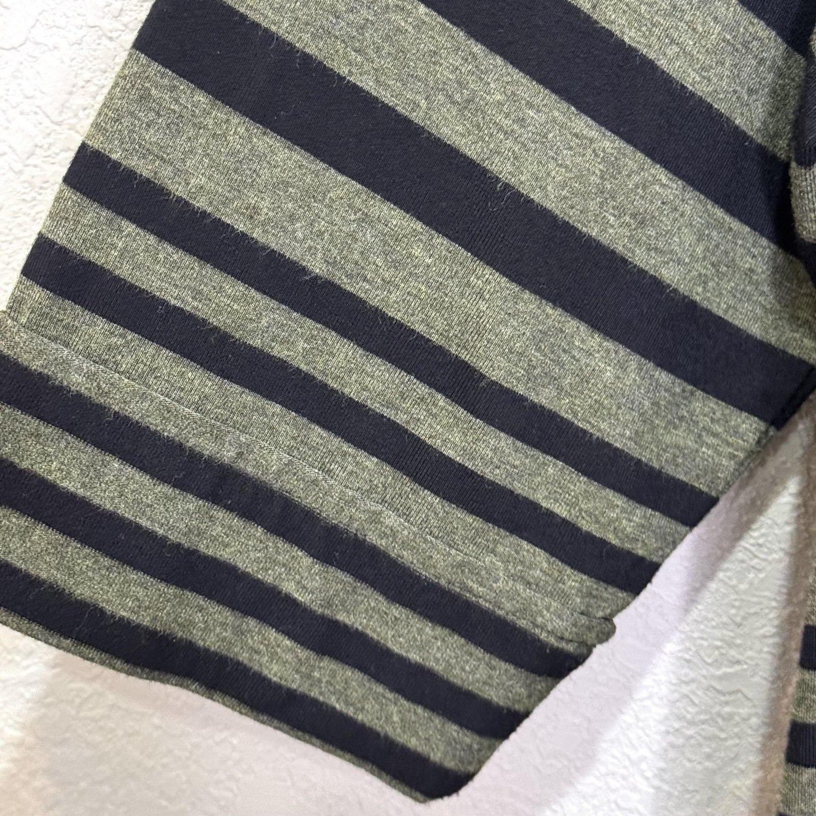 Habitat Dress Womens Small Shirt Dress Striped Knit Stretch Casual