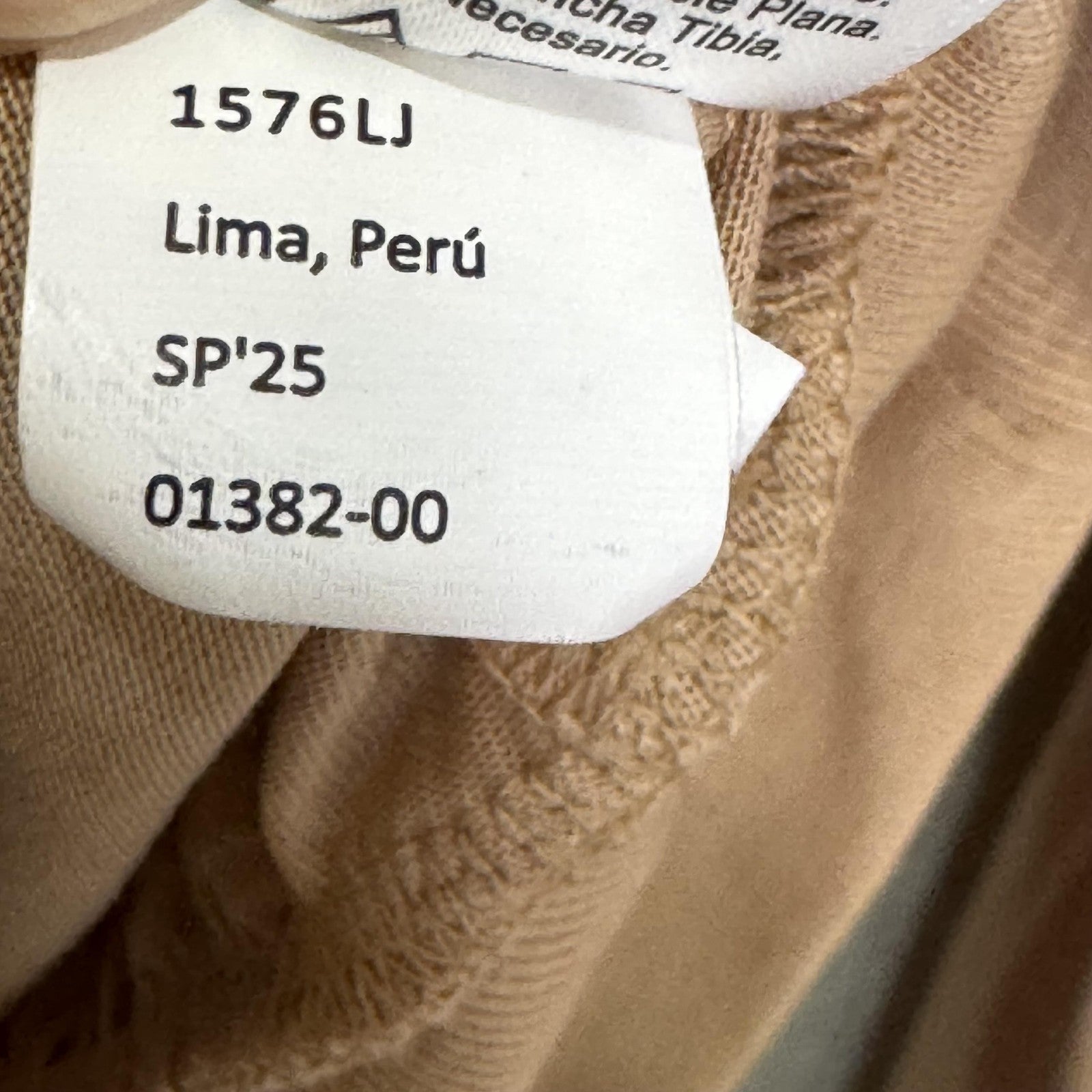 Nation Los Angeles Womens Small Tan Button Front Cardigan Pima Cotton
