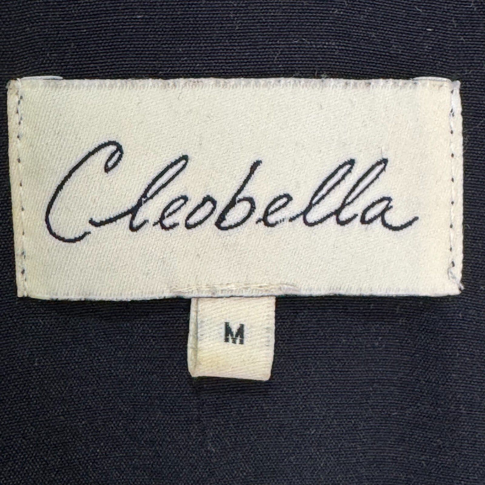 Cleobella Kimono Size Medium Blue Radial Print Open Front Boho Topper