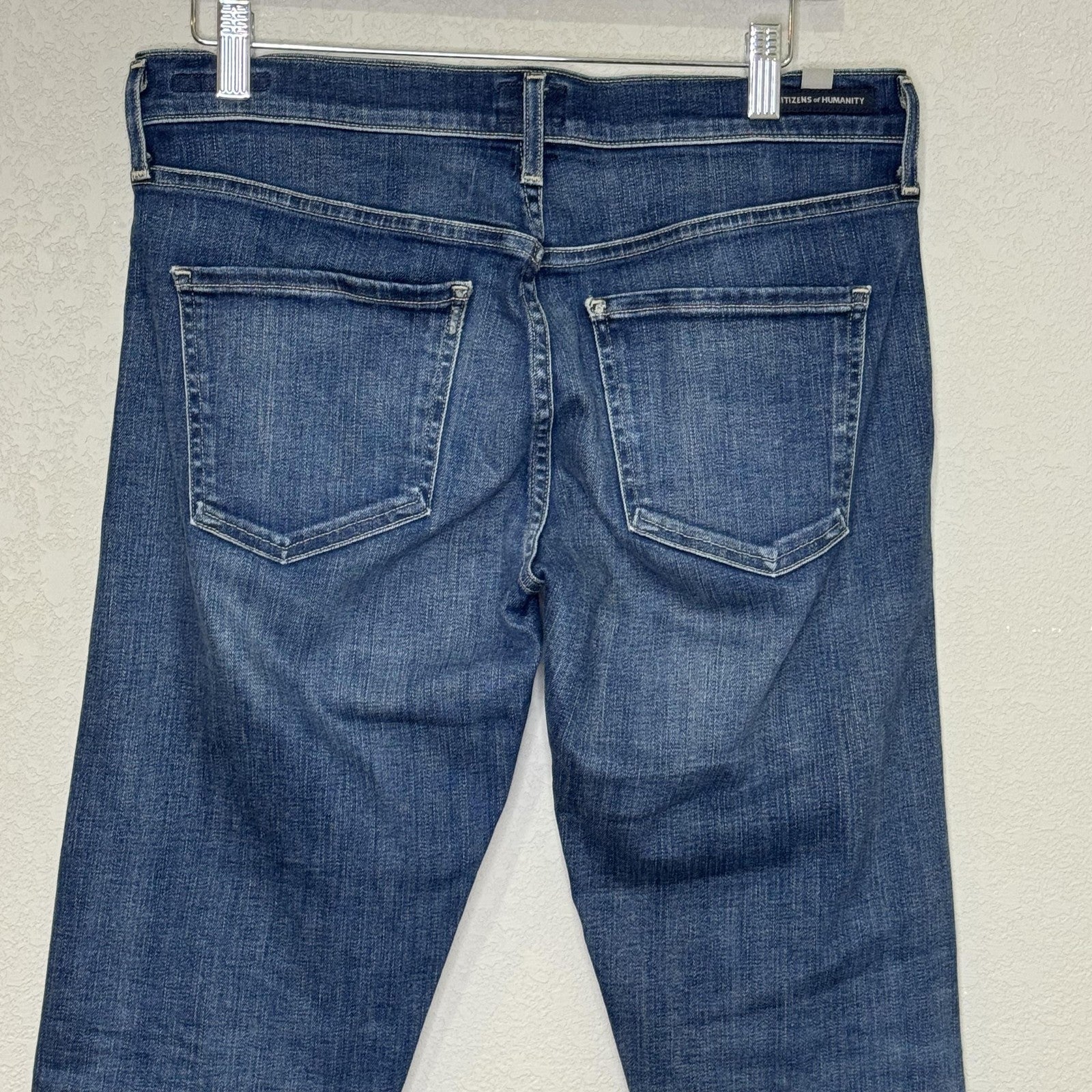 Citizens of Humanity Emerson Jeans Womens 27 Blue Slim Boyfriend Distressed USA