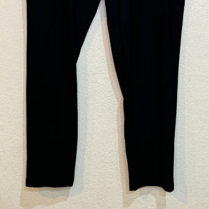 Eileen Fisher NEW System Black Slim Ankle Pants Size Small $168