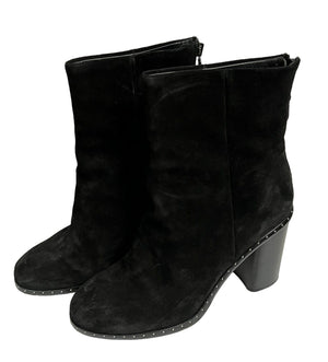 RAG & BONE Black Suede Blyth Bootie 8