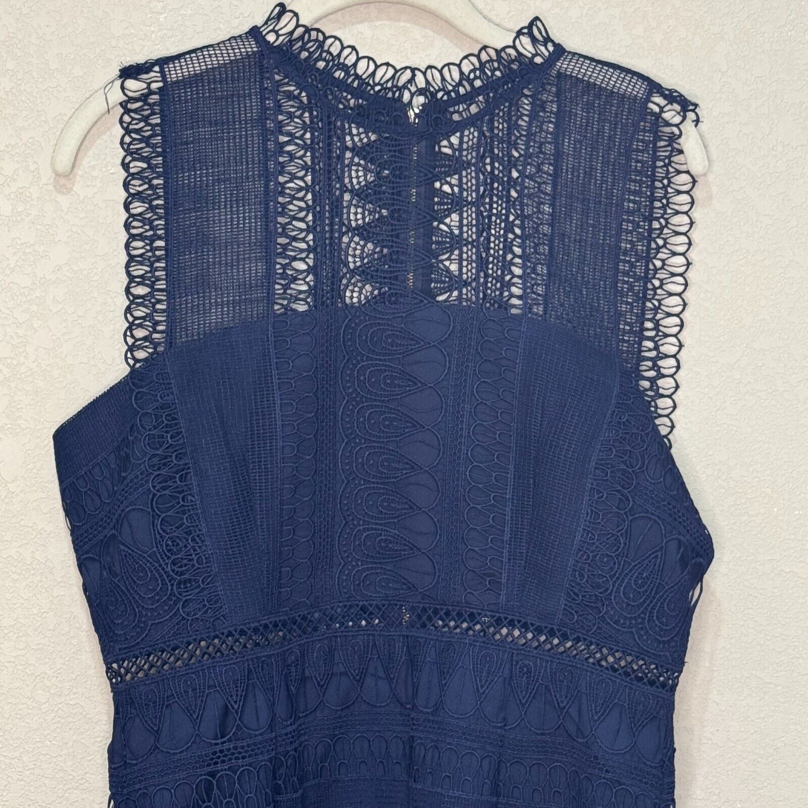 BARDOT NEW Mariana Lace Bodycon Dress Size 8 navy Blue NEW $149