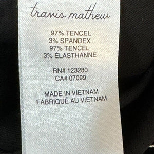 Travis Mathew Womens Black Tie Elastic Waist Pull-On Shorts Size XS NEW $98