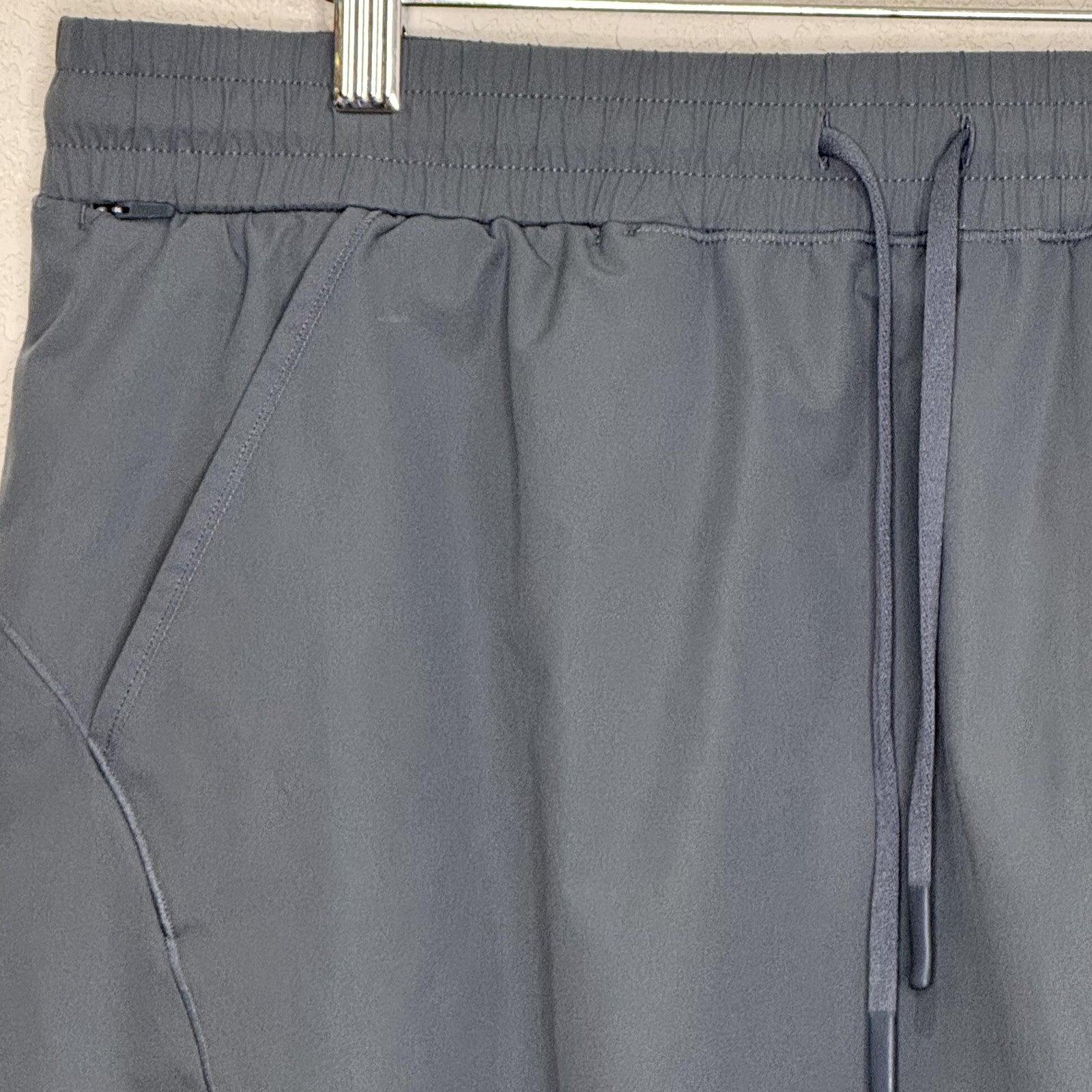 Title Nine Switchback Ultralight Skort Large Gray Athletic Drawstring Pockets