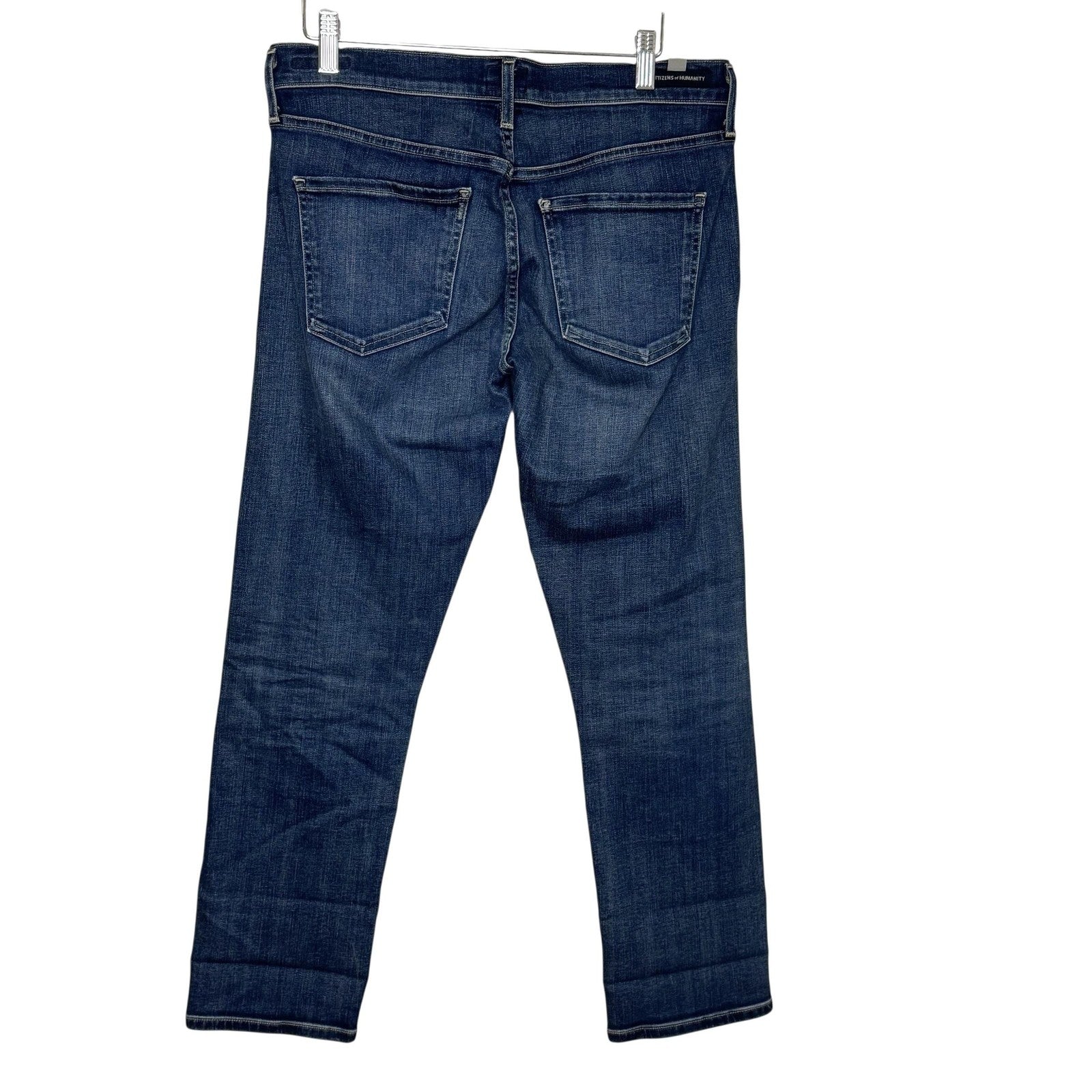 Citizens of Humanity Emerson Jeans Womens 27 Blue Slim Boyfriend Distressed USA