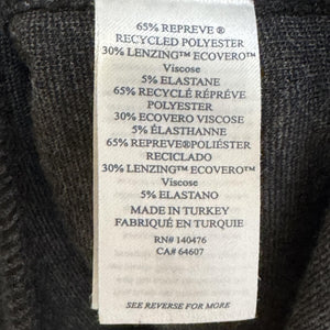 Faherty Shirt Womens Extra Large Heather Black Herringbone Legend Sweater Shirt