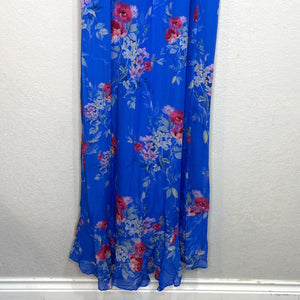 YUMI KIM Maxi Dress Size Medium NEW Blue Floral Venzia $248