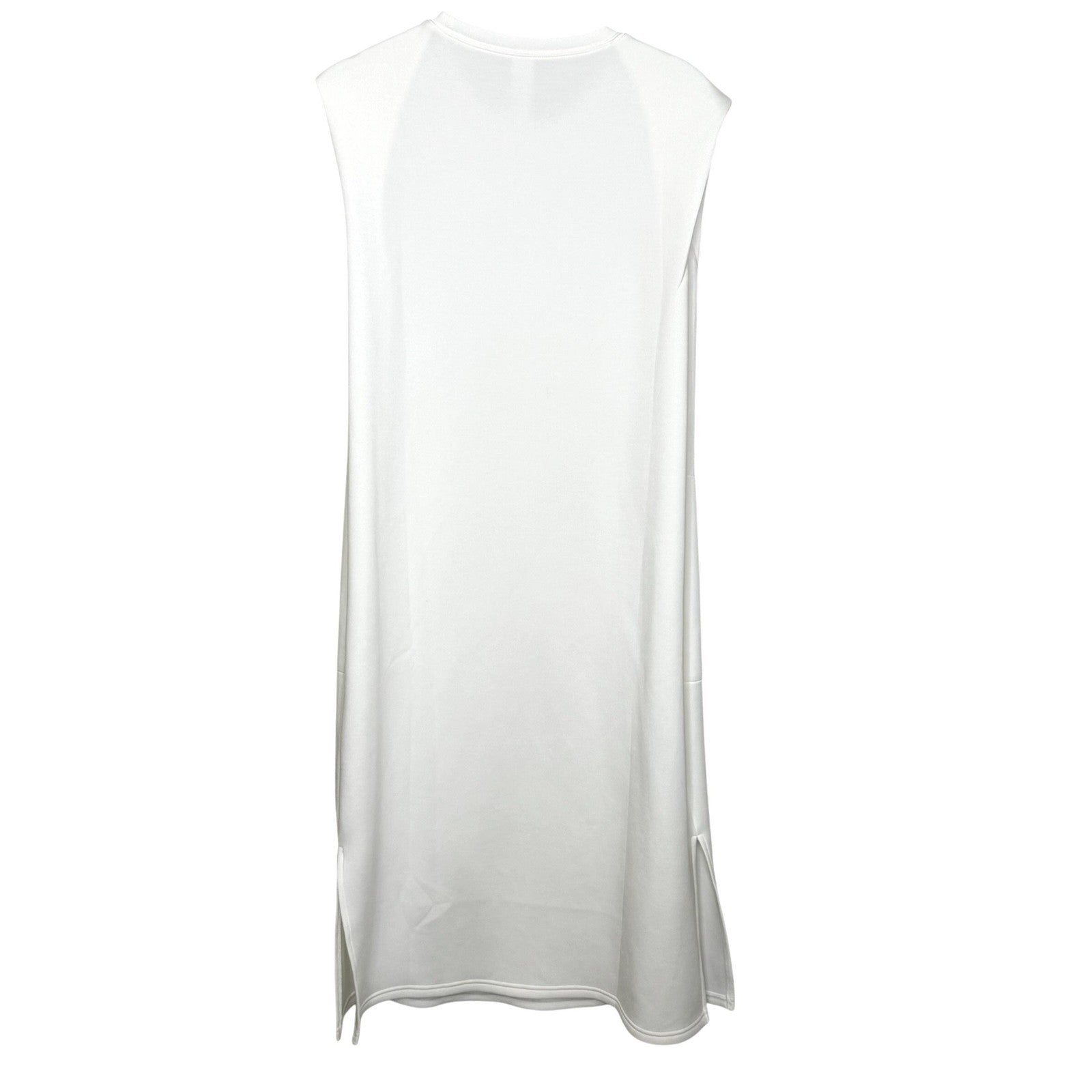 Spanx Dress Womens Small White AirEssentials Sleeveless Midi Pockets Minimalist