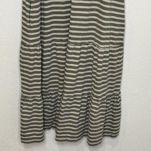 Pact Dress Womens Medium Striped Sleeveless V Neck Organic Cotton Pockets Casual