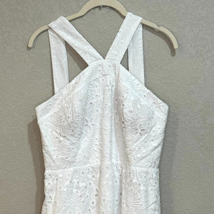 Lilly Pulitzer NEW White Eyelet Jenette Halter Midi Dress Size 6 $278