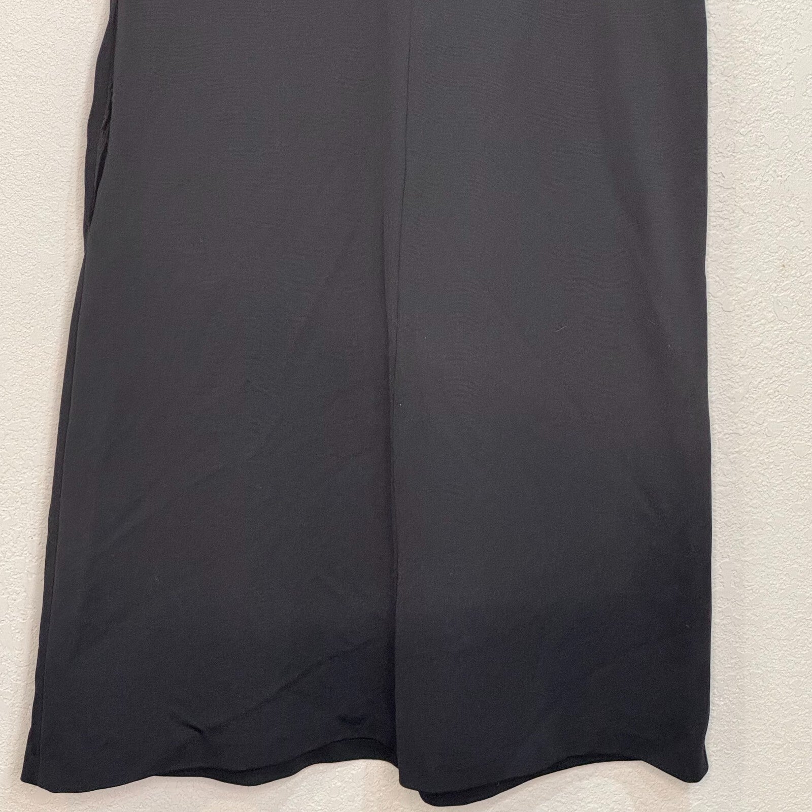 Alessandro Dell'acqua Black Sleeveless Button Pocket Mini Dress Size Medium 44