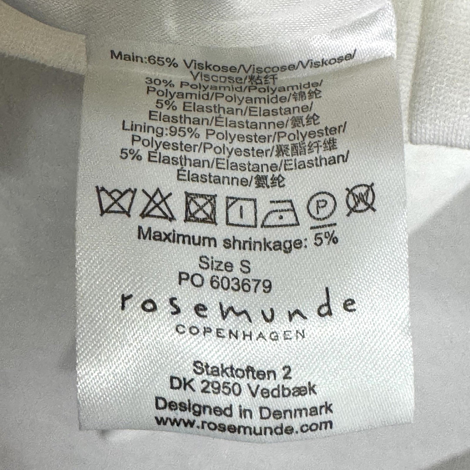 Rosemunde Blazer Womens Small Jacket 6824 New Classic Office Copenhagen