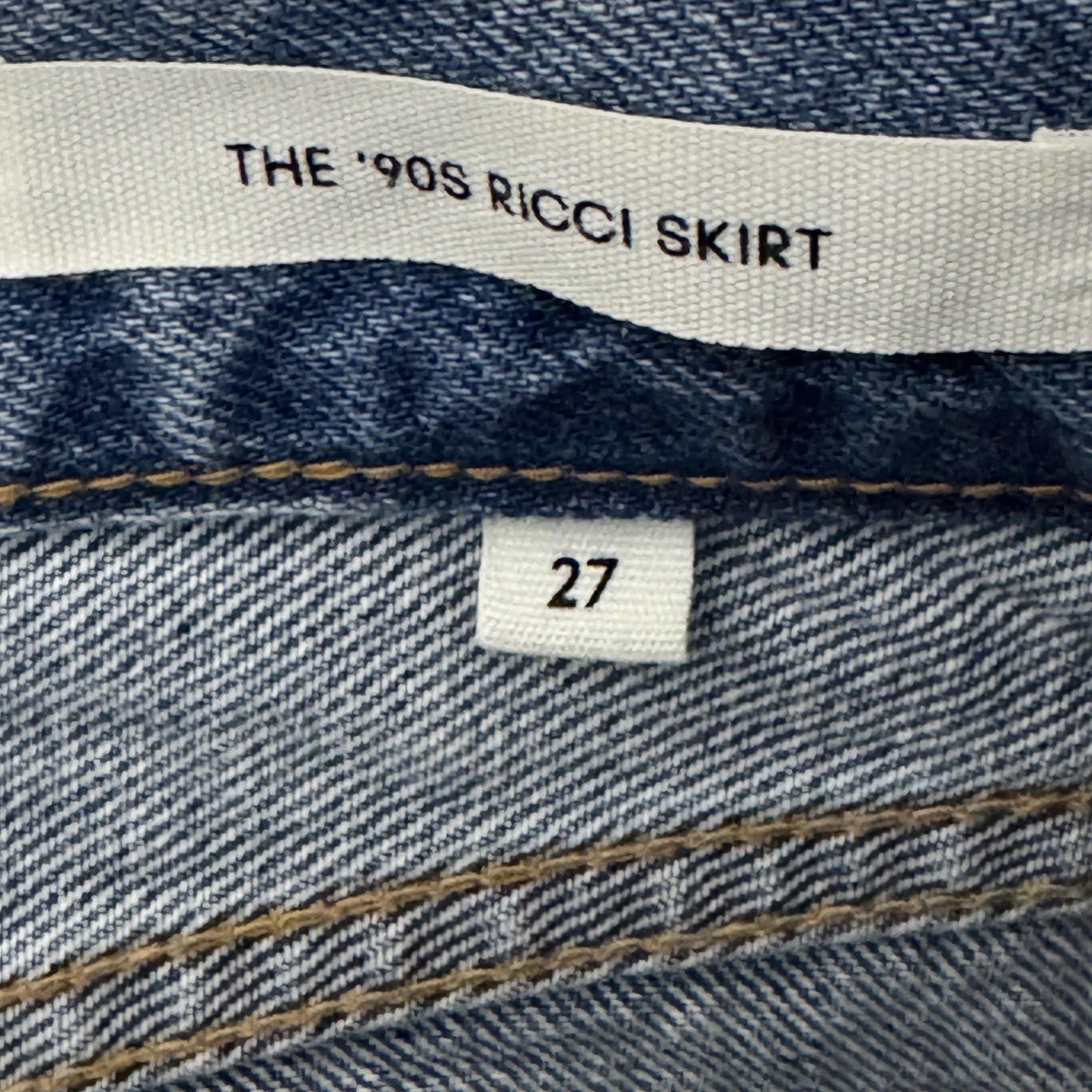 Denim Forum Skirt Womens 27 The 90s Ricci Mini High Rise Casual Vintage Style