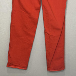 Pacsun 90s BF Carpenter Pants Womens 26 Red Straight Leg Utility Workwear