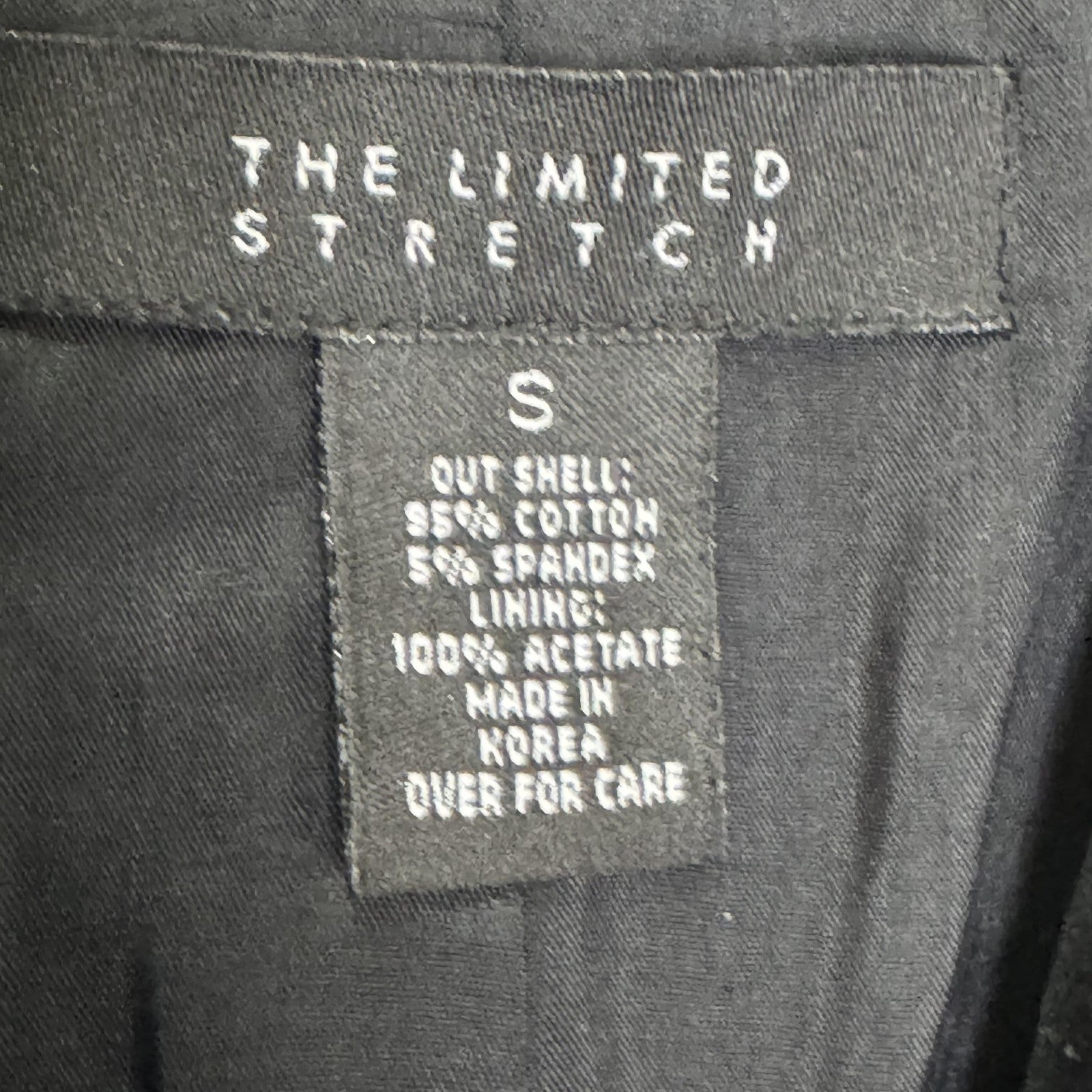 The Limited Blazer Womens Small Black Stretch Velvet Jacket Lined ButtonClassic