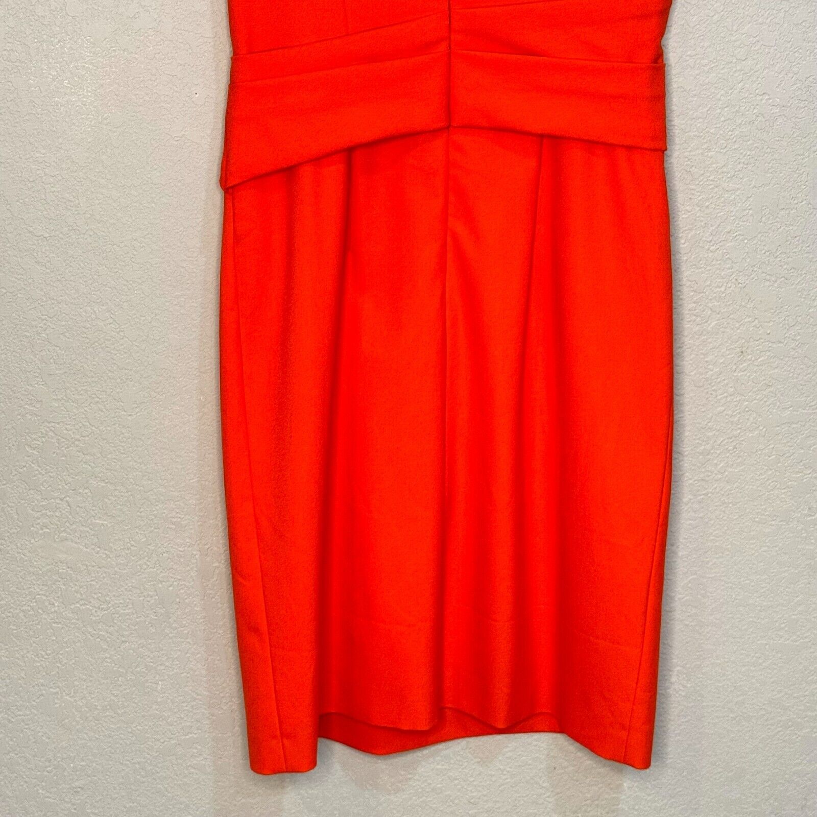 St. Emile Orange Sheath Dress Size 4 NEW $495