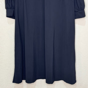 Jude Connelly Black Dress Size Large Emerson Jude Cloth Short Sleeve Collared
