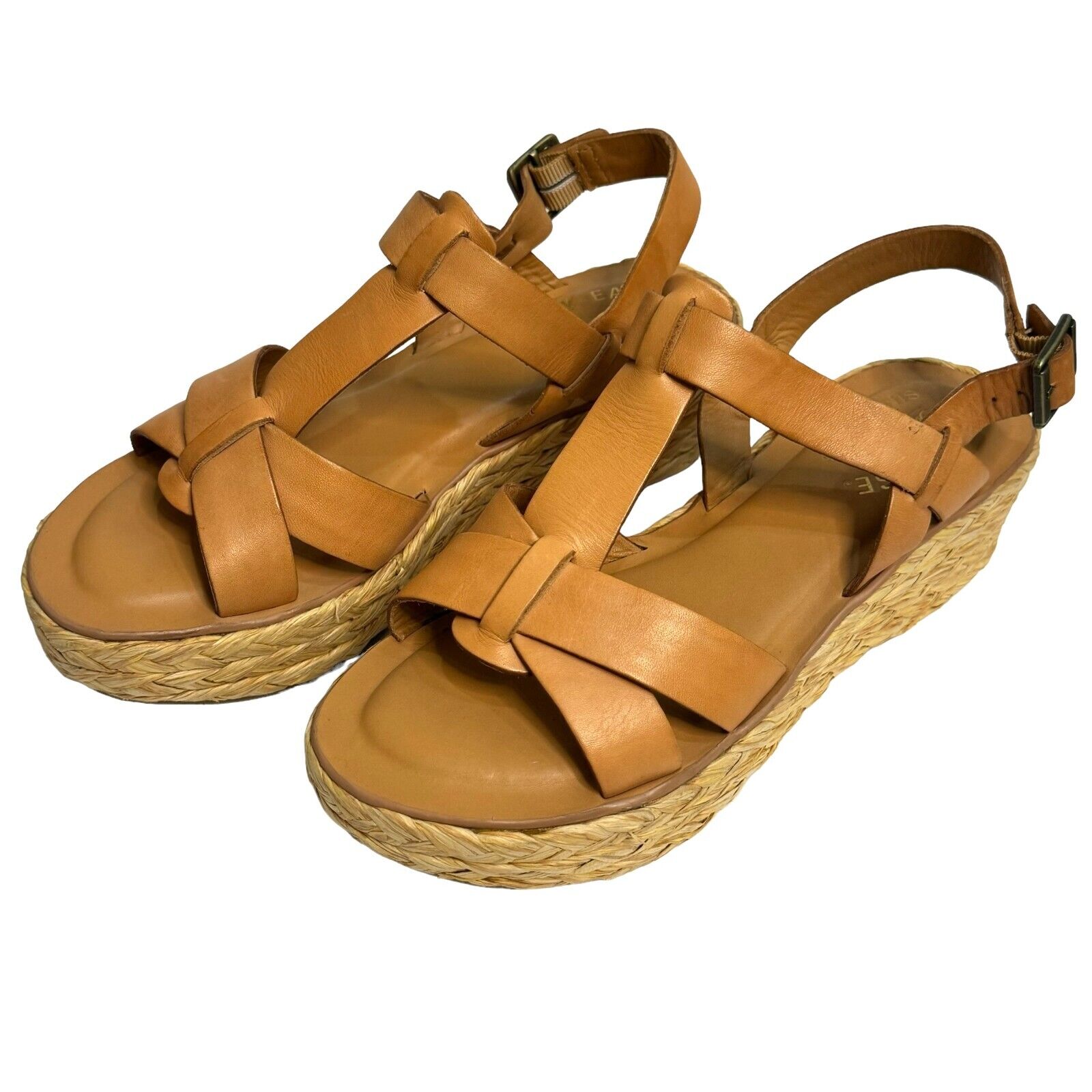 Kork-Ease Ande Natural Wedge Sandal K10002 CNL11 Size 6