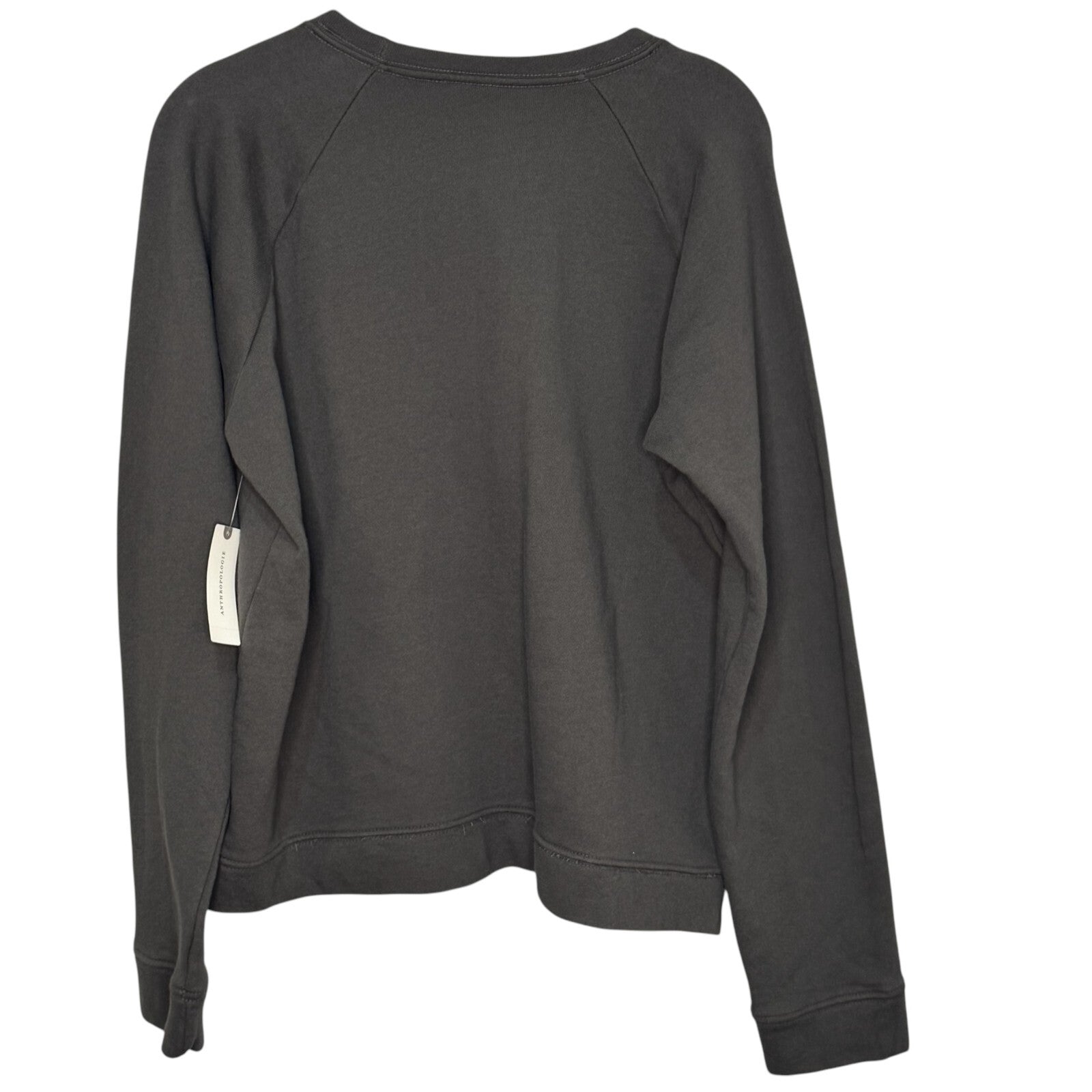 Anthropologie LouLou Avenue Cheetah Sweatshirt Size XS NEW $88 Graphic Gray