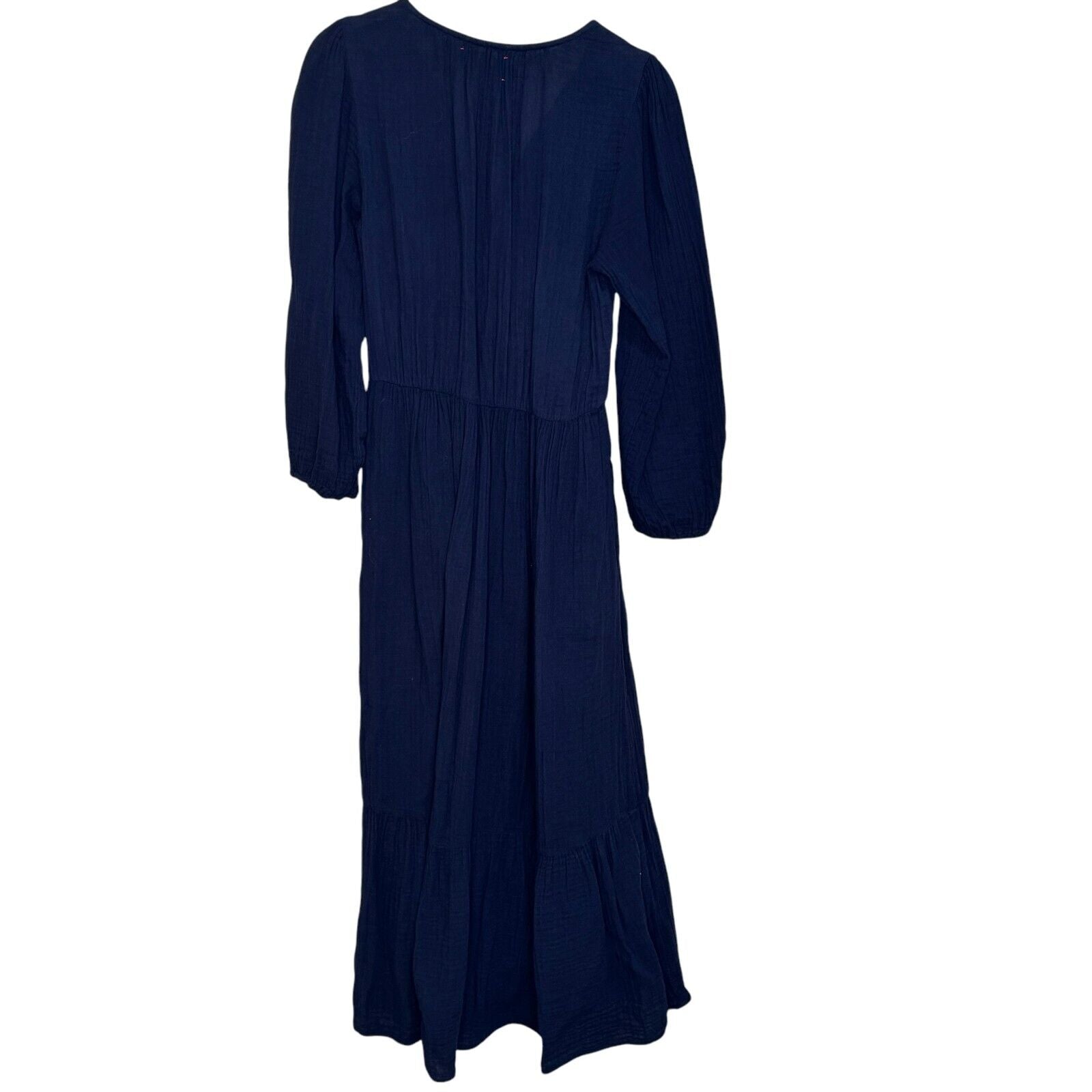 Xirena Blue 100% Cotton Gia Midi Dress Size XS $297