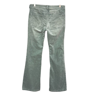 Anthropologie Pilcro The Icon Corduroy Jeans Pants Size 27 Green Flare Low Rise