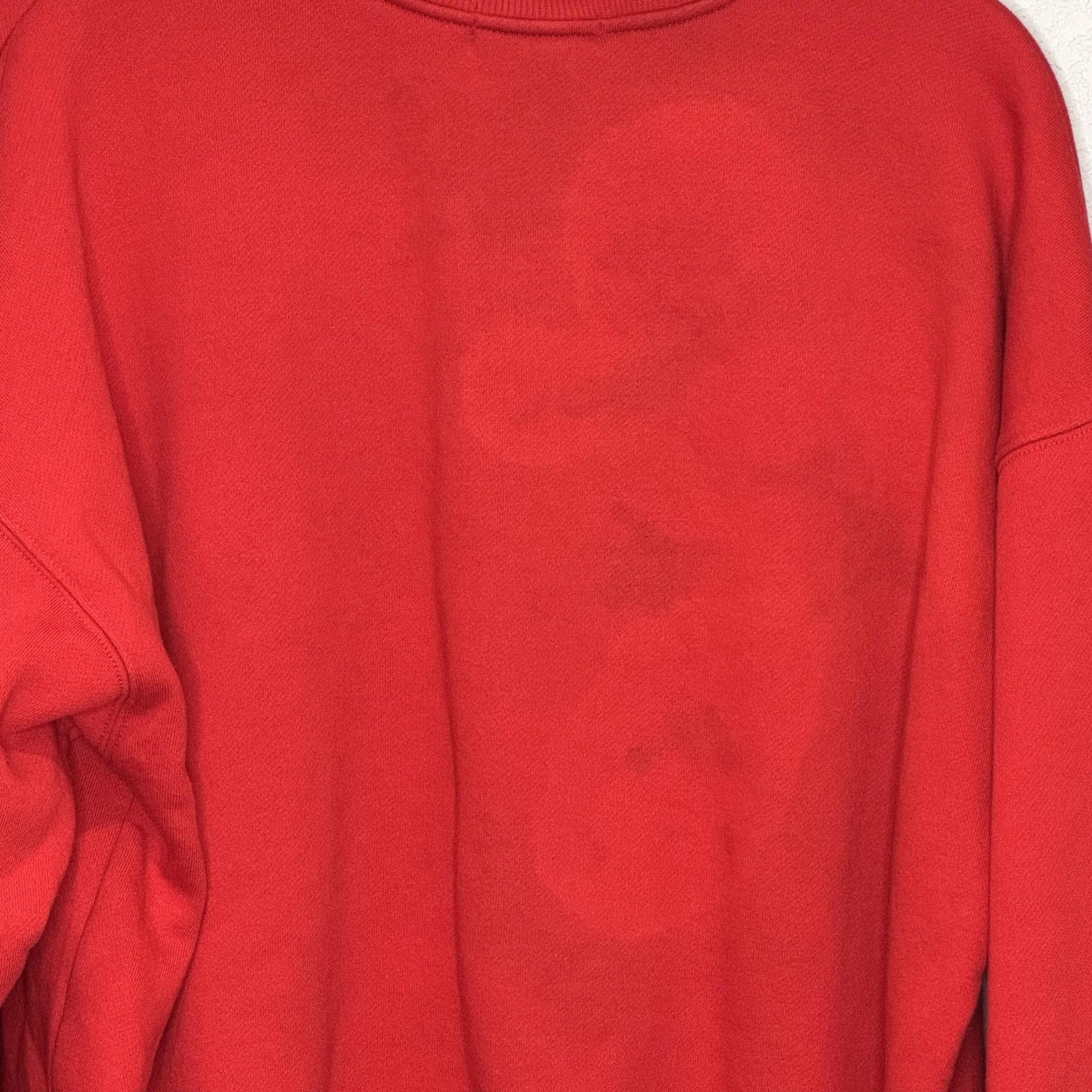 Good American Sweatshirt Womens Medium Red New York Graphic Crewneck Pullover