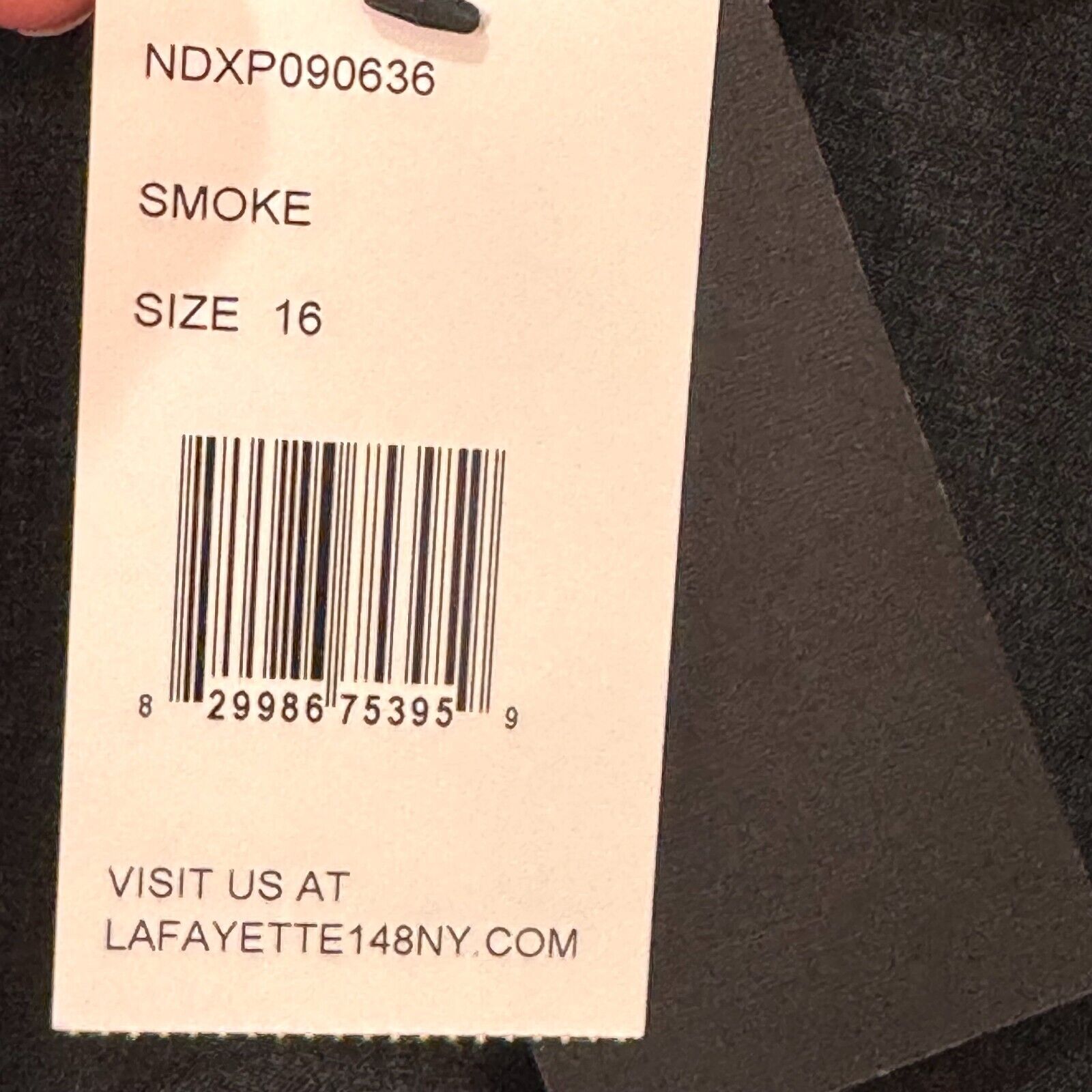 Lafayette 148 New York Wool Blend Tapered Dress Pants Size 16 Smoke Gray NEW