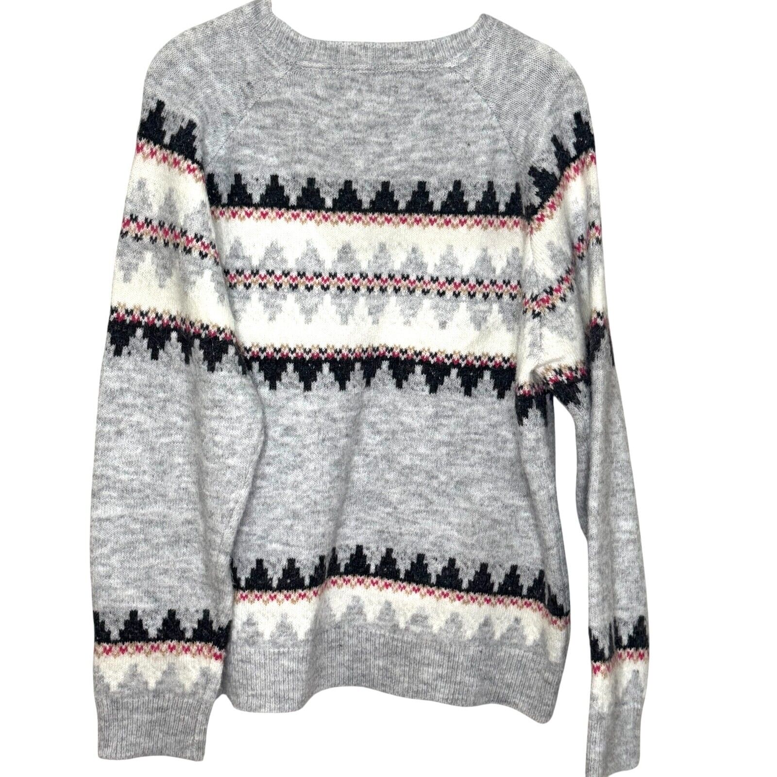 SUNDRY Fair Isle Raglan Sweater Size Medium (Sundry 2) $188