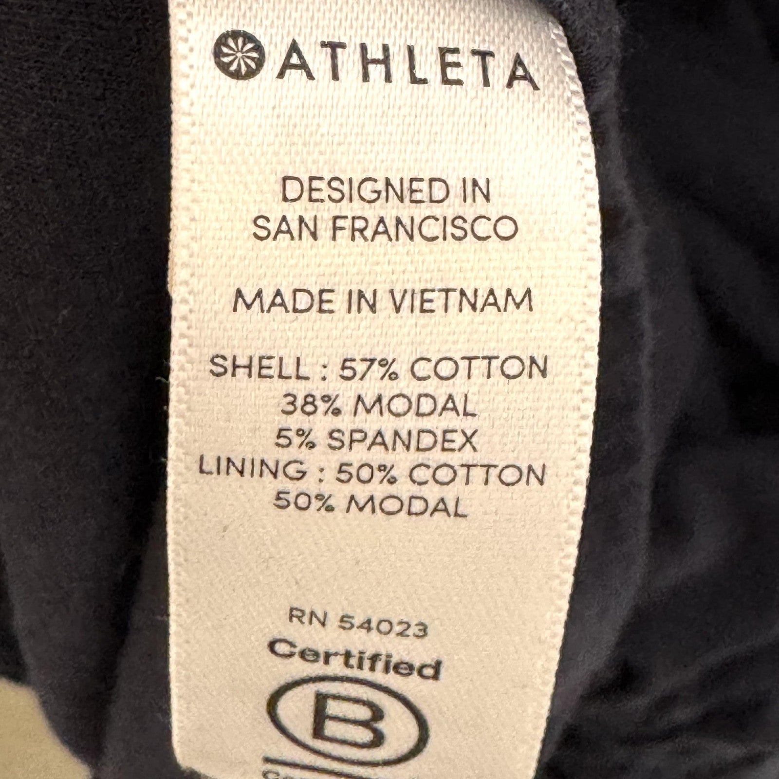 Athleta Dress Size Large Blue Apres Ruched Side Modal Cotton Casual Relaxed Fit