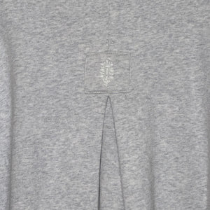 FP Movement Free People Half Court Sweatshirt Large Gray Half Zip Contrast