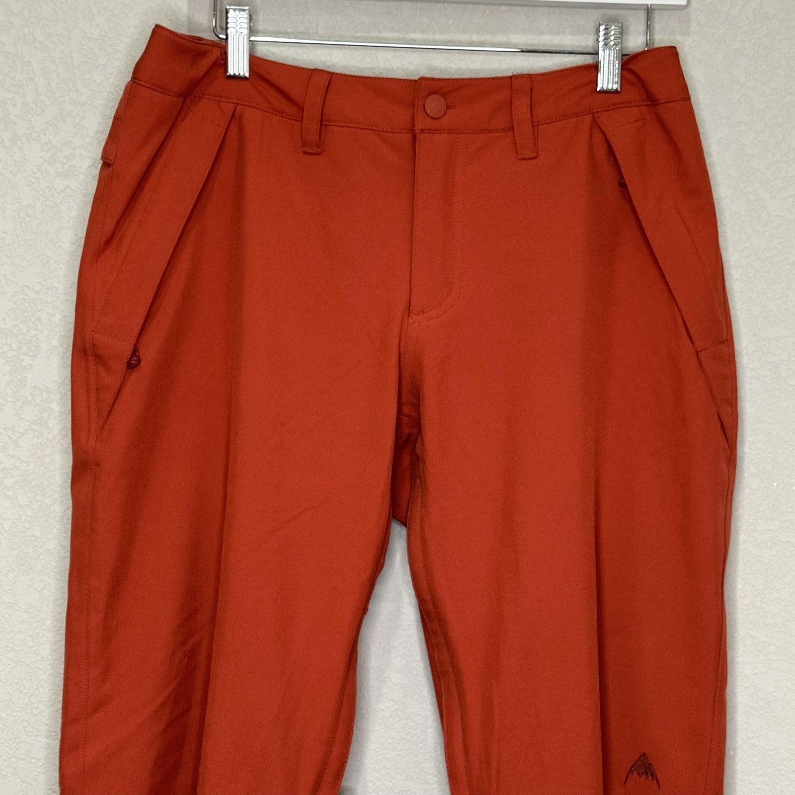 Burton Pants Womens Medium Orange Society Insulated Snowboard Ski Living Lining