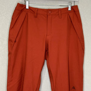Burton Pants Womens Medium Orange Society Insulated Snowboard Ski Living Lining