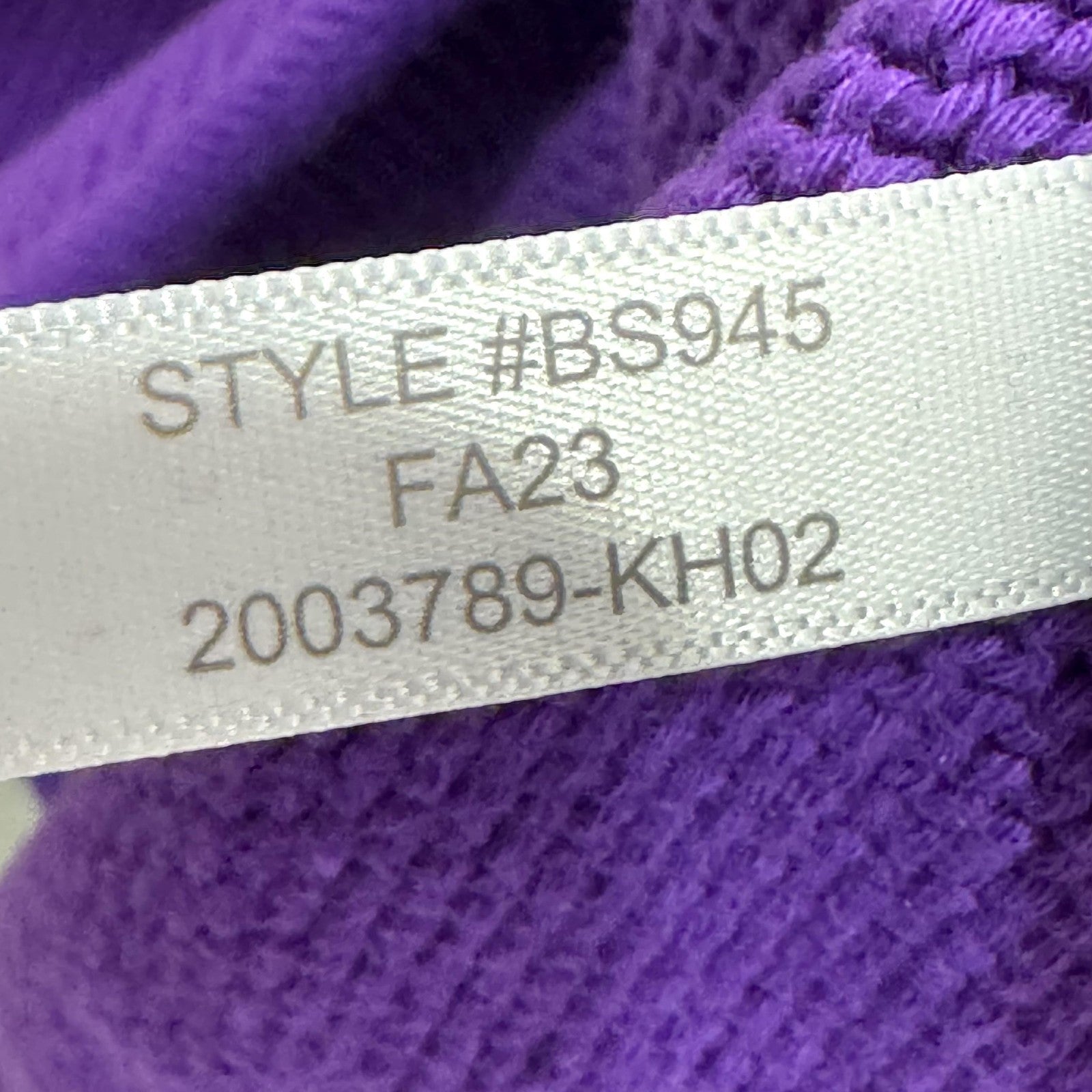 J.Crew Sweater Womens 2X Purple Cotton Ribbed Crewneck Drop Shoulder FA23 BS945