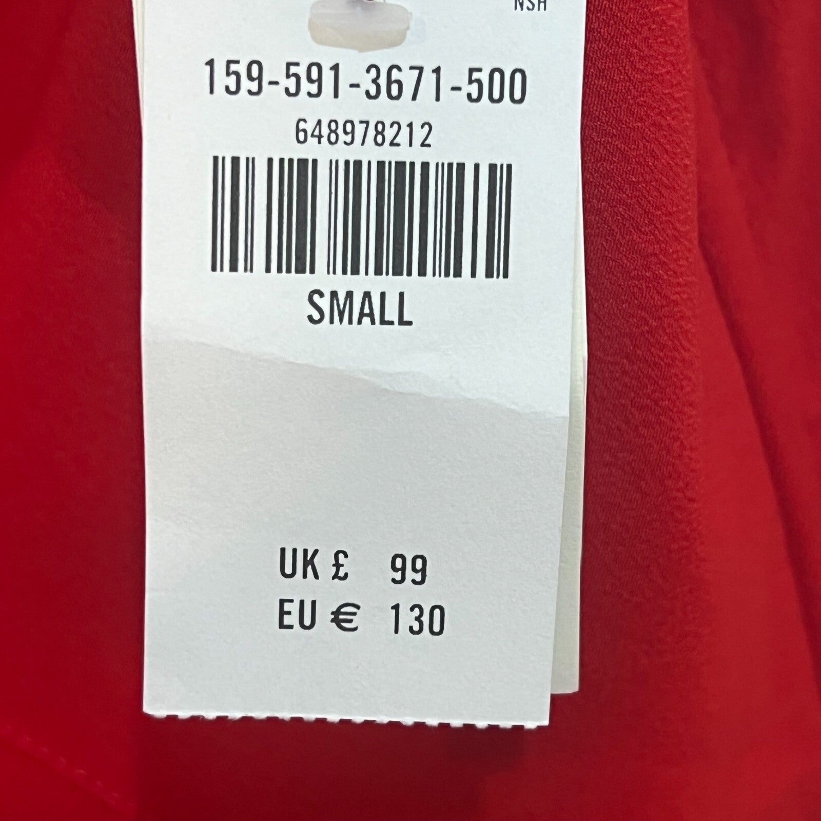 Abercrombie & Fitch NEW Women Red Jumpsuit Size Small $120