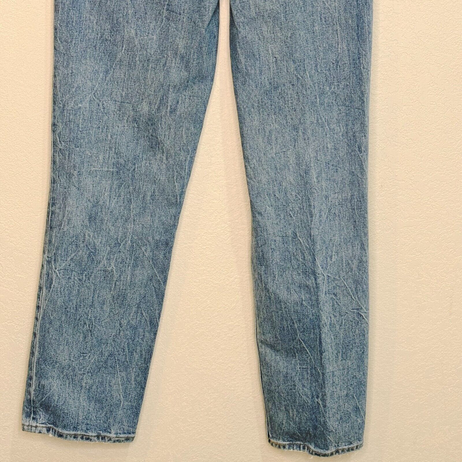 Abercrombie Blue The 90's Straight Ultra High Rise Jeans Size 26