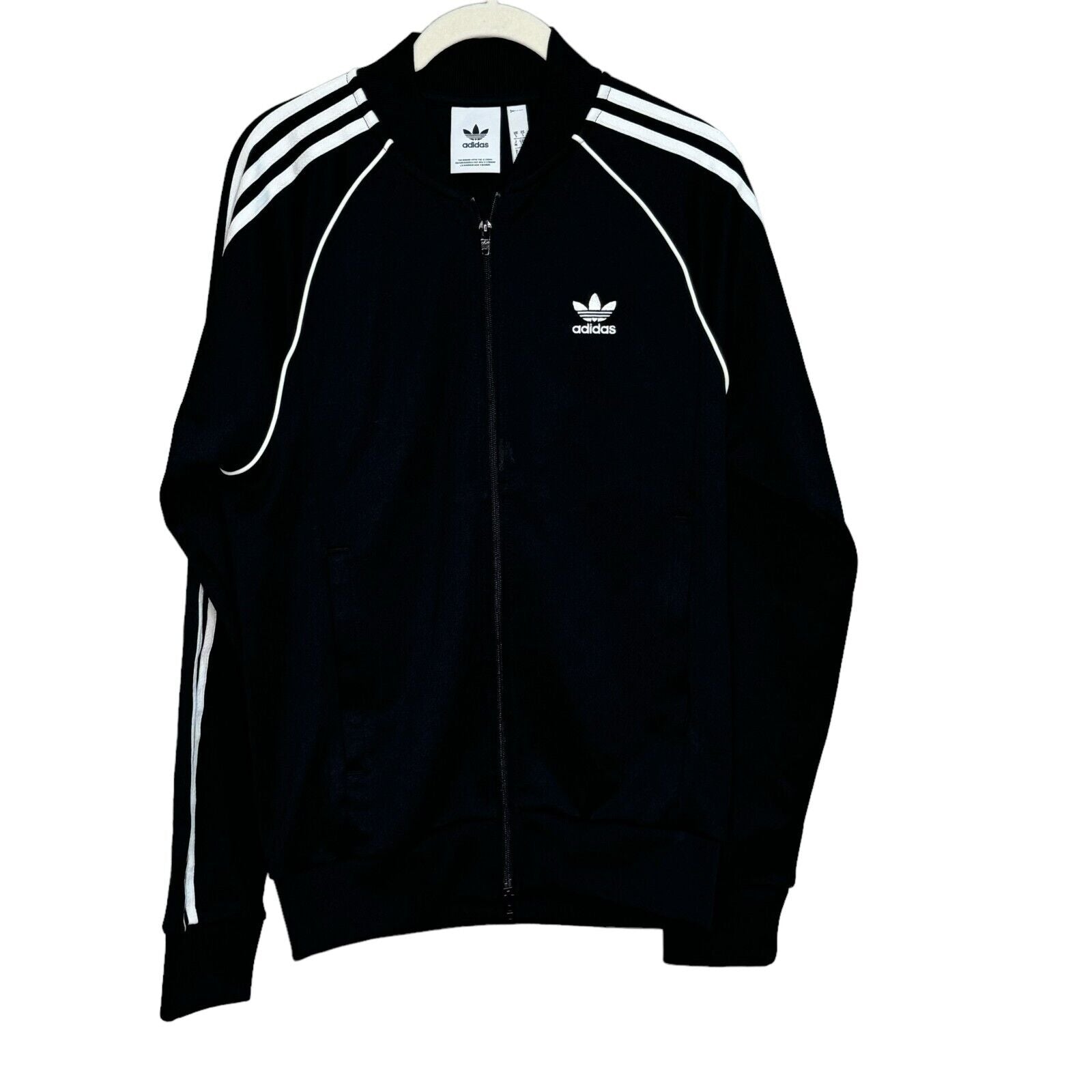 adidas Classic Black SST Track Jacket Size Small NEW $80