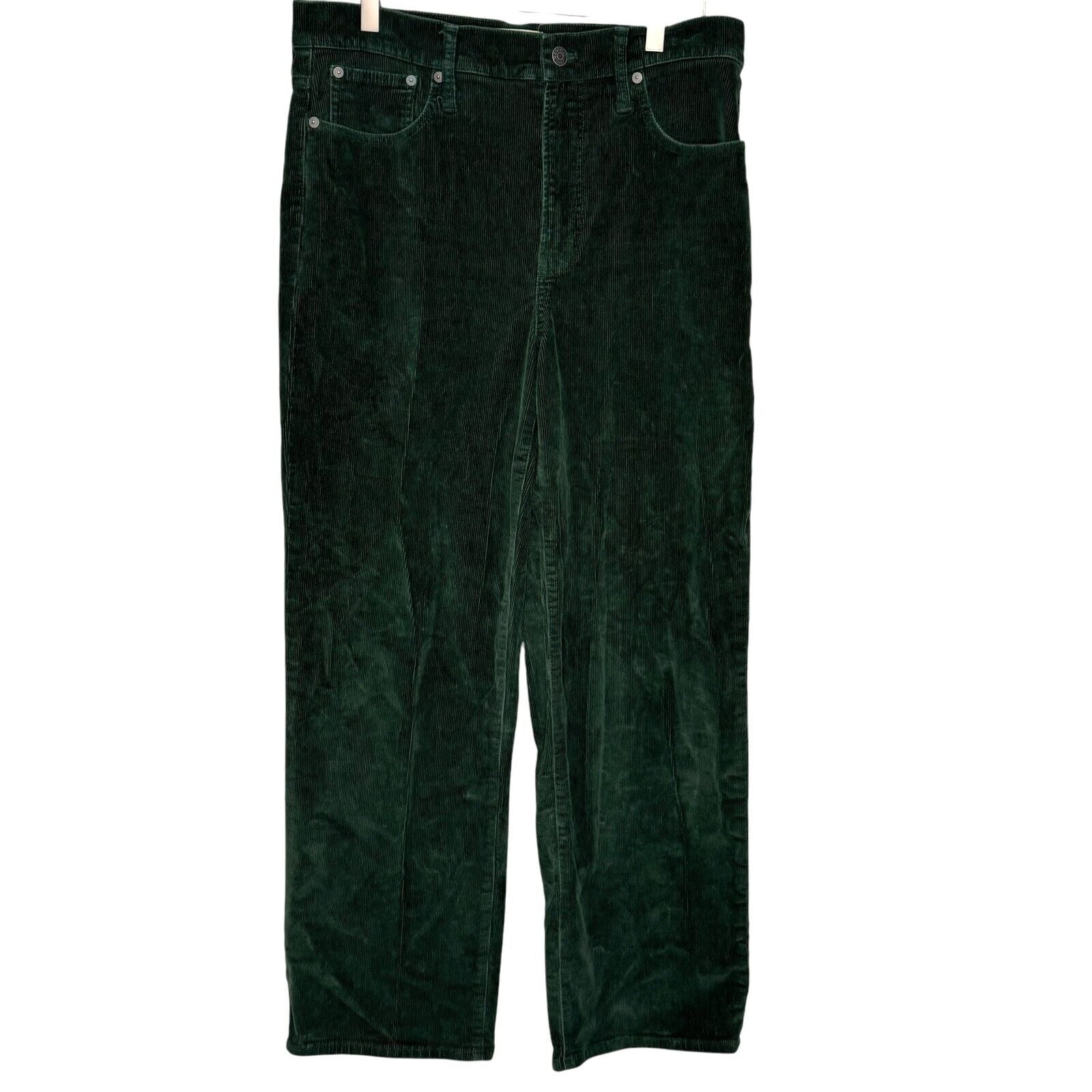 Madewell Pants Size 29 Green Corduroy The Perfect Vintage High Rise