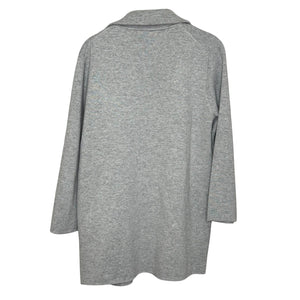 J Crew Sweater Womens Small Open Front Blazer Cardigan Merino Wool Blend Pockets