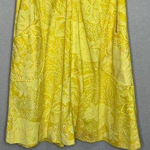 Lilly Pulitzer 'The Lilly' Vintage 1960's 1970's Yellow White Floral Shift Dress