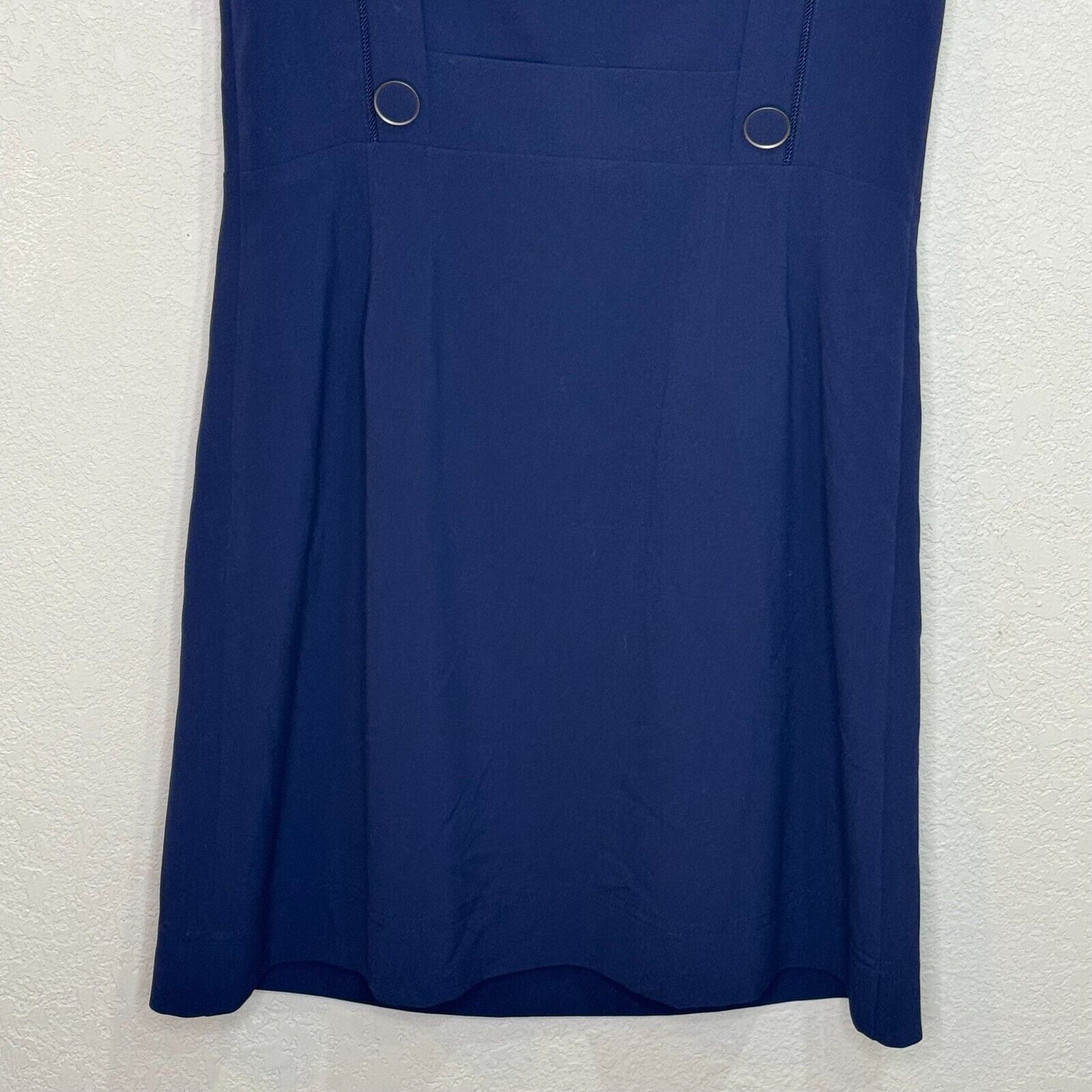 Anthropologie Moulinette Soeurs Navy Blue Admiral Nautical Jumper Dress Size 6