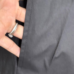 French Connection Dress Womens 6 Black Puff Sleeve Organic Cotton Pockets New